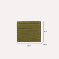 Klasik elegan grosir kulit Pu wanita elegan dompet desainer wanita tempat kartu