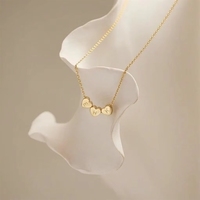 Collar de Acero Inoxidable con Letra Grabada en Láser Personalizada, Regalo para el Día de la Madre, Certificación CE