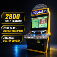 Machine de jeu vidéo d'arcade de combat Street Fighter à monnayeur de 32 pouces, simulateur de combat pour 2 joueurs