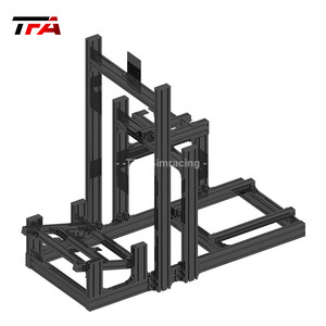Fabricante Chino, Venta al por Mayor, Nuevo Diseño, Amplio Stock, Estructura de Aluminio Anodizado en Color Negro para Simulación de Carreras, Cabina Completa - Product Image 2