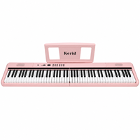 Piano numérique pliable de haute qualité, grand format, en stock, avec logo et couleur personnalisables, idéal pour la maison et les voyages, 88 touches