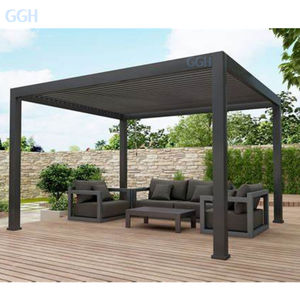Pergola en aluminium à lames orientables KAKADU, imperméable, pare-soleil, pergola en métal pour jardin - Product Image 4