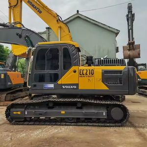 Engin de terrassement VOLVO 210 EC210 d'occasion pelleteuse de construction en bon état 21 tonnes pelleteuse sur chenilles VOLVO EC210 d'occasion - Product Image 5