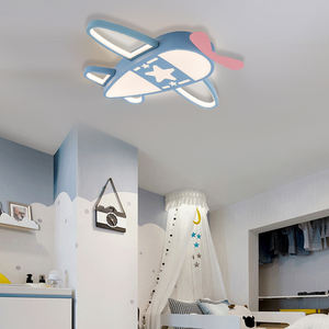 Nórdico creativo dibujos animados Arco Iris nube avión encantador dibujos animados forma niños y niñas dormitorio buen humor LED lámpara de techo - Product Image 3