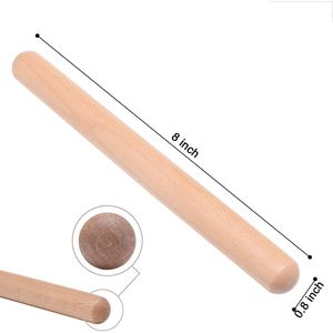 Ensemble de baguettes rythmiques en bois et de shakers à œufs, instruments de percussion musicaux de 8 pouces pour enfants et adultes, pour la pratique - Product Image 3