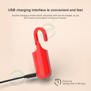 Mini cadenas intelligent Tuya App, portable, sans clé, avec empreinte digitale, recharge USB, pour bagages, gym et casiers - Product Image 4