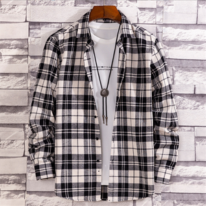 <span class=keywords><strong>Chemise</strong></span> à <span class=keywords><strong>carreaux</strong></span> <span class=keywords><strong>rouge</strong></span>, <span class=keywords><strong>noir</strong></span> <span class=keywords><strong>et</strong></span> bleu décontractée pour <span class=keywords><strong>homme</strong></span>, <span class=keywords><strong>chemise</strong></span> à manches longues infroissable, sans repassage, version coréenne, coupe ajustée - Product Image 2