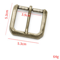 Boucles de ceinture en laiton Cloxy 40mm pour hommes boucle de ceinture en cuir rétro en laiton 40mm boucle de ceinture en laiton massif