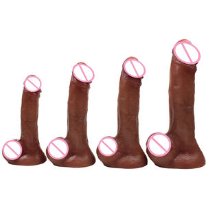 Dildo réaliste XL avec <span class=keywords><strong>ventouse</strong></span> puissante, gland réaliste et testicules surélevés, plug anal réaliste, jouet sexuel anal parfait pour femmes et hommes - Product Image 6