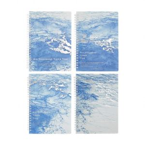 Cuaderno de Tareas para Estudiantes Blue Tide B5 con Espiral y Líneas Horizontales - Creativo, Hermoso y Fresco - Product Image 5