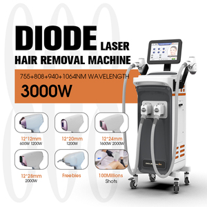 Machine professionnelle de rajeunissement de peau d'épilation de laser de diode des longueurs d'onde 808 755nm en gros - Product Image 1