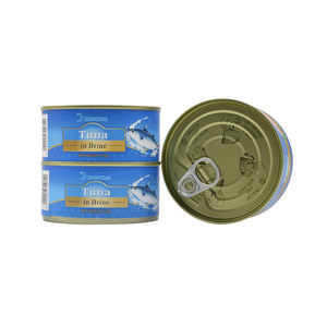 Tonno in scatola OEM ODM di alta qualità in salamoia 170g 185g tonno Bonito - Product Image 3