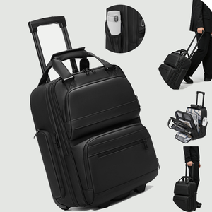 <span class=keywords><strong>Mochila</strong></span> Trolley Unisex Impermeable de Oxford 900D con 2 Ruedas, Gran Capacidad, para Negocios, Portátil, Viajes, con Ruedas Silenciosas, OEM - Product Image 1