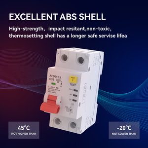 Новый дизайн 32A/40A/63A AFDD 2P 63A RCBO 16-ампер Автоматический выключатель Mcb устройства обнаружения дуговых неисправностей - Product Image 6