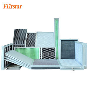 แผงกรองอากาศหลัก Filtstar G3 G4 โครงอะลูมิเนียม ระบบ HVAC - Product Image 2