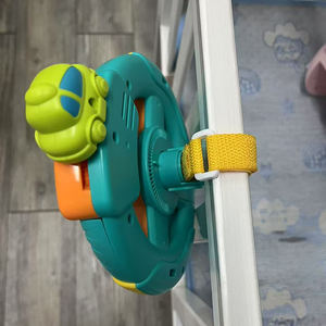 <span class=keywords><strong>Juguete</strong></span> de <span class=keywords><strong>volante</strong></span> de plástico para niños MILI, simulación de educación temprana con corbata de luces de música electrónica para coche de bebé - Product Image 5