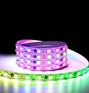 RGB Ánh Sáng Thông Minh LED Strip Ánh Sáng Ma Thuật Màu Sắc Độ Sáng Cao Trong Nhà SMD 5050 60/LED 24V Giáng Sinh Ip20 Ic1903