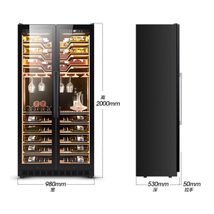 Réfrigérateur de salle de sport à domicile, compresseur, porte en verre, distributeur de bière et de vin rouge de luxe - Product Image 6
