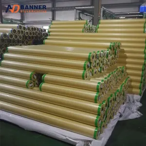 Pvc Flex Banner 450 Production Line Roll Stock Lot Good Price In