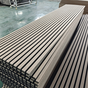 Pannelli Fonoassorbenti Impermeabili in Stile Moderno, Pannelli Isolanti Acustici <span class=keywords><strong>Effetto</strong></span> <span class=keywords><strong>Legno</strong></span>, Pannelli a Striscia Fonoassorbenti per Pareti - Product Image 2