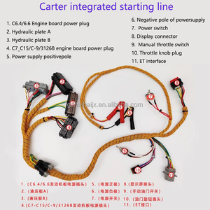 Cable de Diagnóstico para Excavadora 320D, Arnés de Cableado Completo para Pruebas del Motor C6.4 para Caterpillar E320C E320D, Arnés de Inyectores - Product Image 2