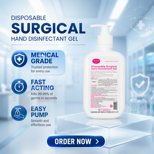 Gel Antiséptico Quirúrgico Sin Enjuague, Desinfectante de Manos a Base de Alcohol para Desinfección Preoperatoria en Quirófano - Product Image 1