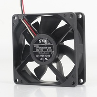Original NMB 5V 12V 48V DC 24V 0.12A AC EC 8025 80X80X25MM 8CM Convertidor de levitación magnética 3 cables 3110SB-05W-S59 Ventilador de refrigeración