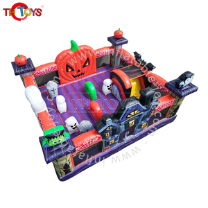 Pista de Obstáculos Inflable Comercial para Halloween, Brincolín Inflable - Product Image 1