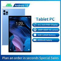 Tablette PC Android 10 OEM 10,1 pouces 64 Go MTK 3G Octa Core 1920x1200 Écran capacitif Éducative Nouvelle