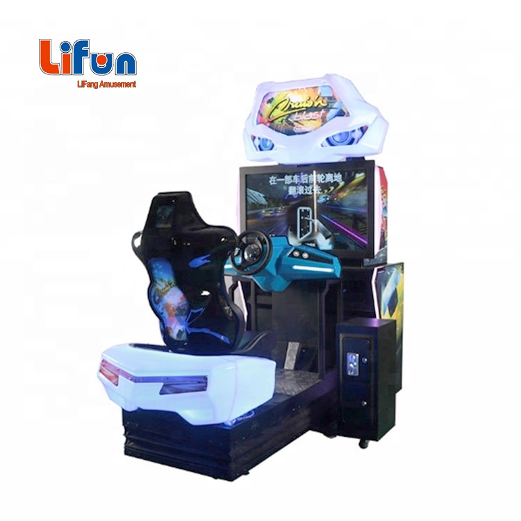 coin oeprated arcade games video machine motion simulator car racing game machine for game center