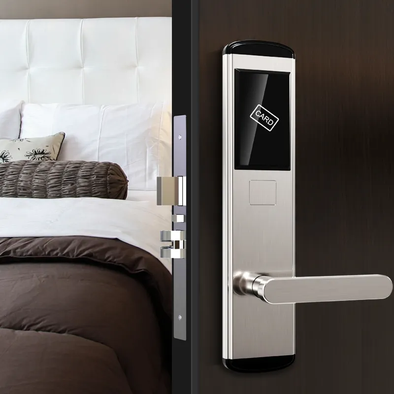 European Security And Protection Secure Gate Locks For For Outward Opening Doors Rfid Home Hotel Lock Security System