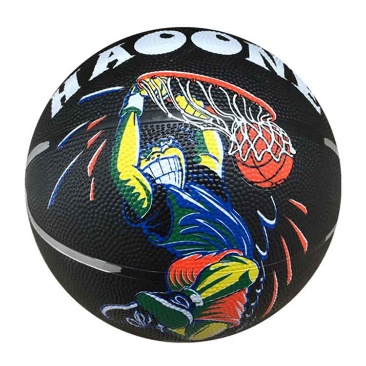 Toptan kauçuk basketbol topu özel marka basketbol topu