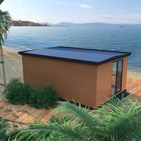 Nouveau modèle, maison conteneur de luxe à prix compétitif, petites maisons préfabriquées modernes de 40 pieds détachables en Chine