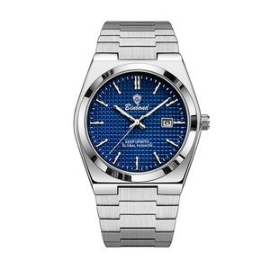Montre à quartz de luxe pour homme OEM ODM, montre-bracelet étanche luminescente Binbond, logo personnalisé pour homme - Product Image 1