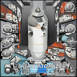 1/8 JJAU Acero inoxidable automático Anti-goteo gota accionado por aire cilindro de aire único <span class=keywords><strong>atomizador</strong></span> niebla seca Spray Jet condición nuevo - Product Image 2
