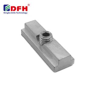 Écrou en T M8*40 en acier zingué bleu, écrou coulissant pour rainure en T, accessoires pour profilés en aluminium <span class=keywords><strong>8</strong></span> - Product Image 1