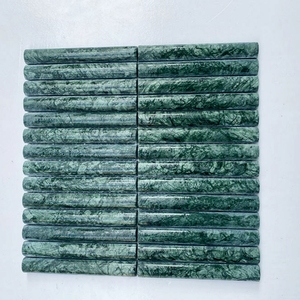 Mosaicos de Mármol Verde Guatemala, Color Verde Oscuro, Estilo Indio Moderno, para Paredes de <span class=keywords><strong>Fondo</strong></span> en Hogares y Residencias - Product Image 5