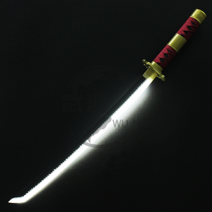 Une pièce Roronoa Zoro Cosplay épées de sécurité <span class=keywords><strong>Katana</strong></span> en bois Led jouet épées pour enfants enfants - Product Image 1