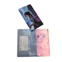 Portefeuille de passeport en vinyle souple personnalisé, Porte-ordonnance en plastique, Portefeuille de prescription pliable en PVC