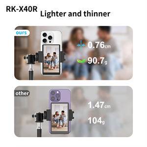 Monitor Selfie Aquina RK-X40R de Alta Calidad, Pantalla Magnética Inalámbrica para Teléfono, Cámara Trasera, Transmisión en Vivo para Android - Product Image 5