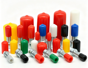 Copertura Protettiva <span class=keywords><strong>in</strong></span> <span class=keywords><strong>Gomma</strong></span> da 1.5mm per Filettature, Tappo Antipolvere Isolante per Bulloni, Protezione Industriale - Product Image 1