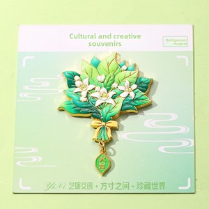 Imán para Refrigerador con Hoja de Pomelo Dibujada a Mano, Elimina la <span class=keywords><strong>Mala</strong></span> <span class=keywords><strong>Suerte</strong></span>, Atrae la <span class=keywords><strong>Buena</strong></span> Fortuna, Personalizado, Creativo, Lindo, Divertido, de Alta Gama - Product Image 6