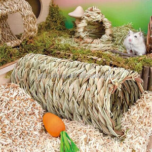 Tunnel tissé d'herbe naturelle pour hamsters - Product Image 4