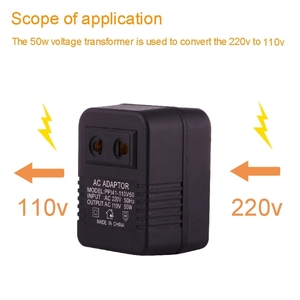 Trung quốc sản xuất 220V đến 110V 50 Wát AC Power socket adapter, EU/chúng tôi cắm cho chúng tôi cắm Travel Set Adapter - Product Image 6