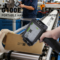 Impresora de inyección de tinta portátil DOCOD OEM/ODM G100E de 12.7mm, de doble uso en línea, mini impresora portátil para la fecha de fabricación de alimentos