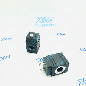 Xige Machinery haute qualité OEM 851011 24V 24VDC solénoïde bobine 3 broches 13mm 34mm enroulement pour pompe hydraulique vannes bobines pelle - Product Image 3