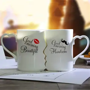 Gifts For Lover | Wholesale Custom Couples Cup Funny Coffee Mug With Sarcastic Quote Used To Valentine Day