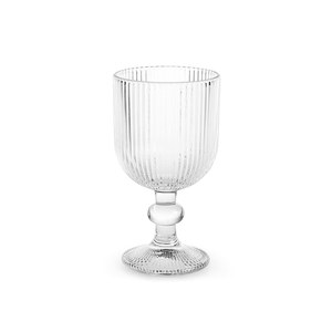 Copa de Vidrio Epoque de 25 Cl, Diseño Acanalado Transparente - Product Image 1