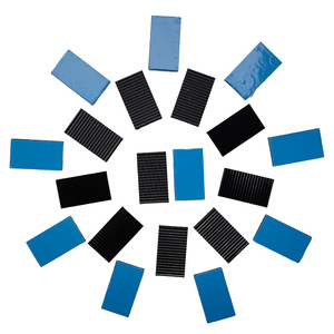 Dissipateur thermique en alliage d'aluminium 28x16x3mm à ailettes nano-carbone unilatérales pour le refroidissement des ordinateurs - Product Image 2
