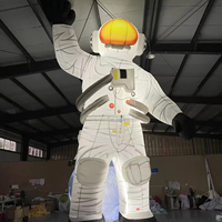 Ballon publicitaire gonflable géant personnalisé pour l'extérieur, motif astronaute, en tissu Oxford, modèle Greenlemon